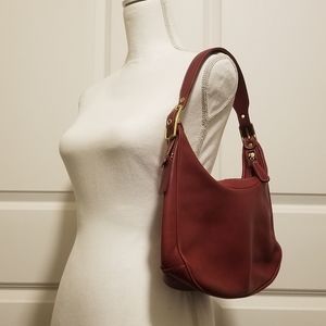 Small red Coach bag (Used, old, has flaws)